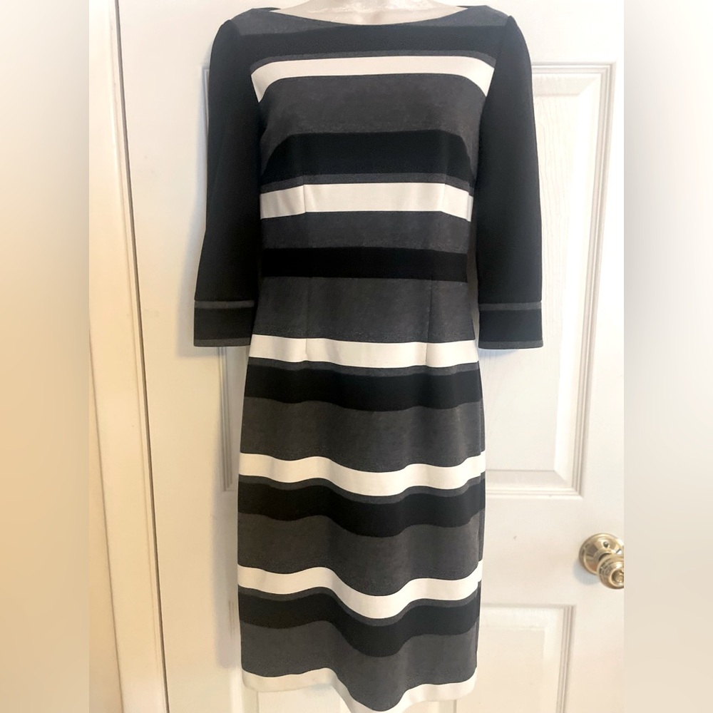 White House‎ Black Market Striped Tailored Dress Size 00